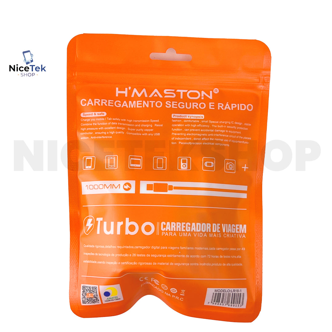 Carregador V8 H’Maston 15W