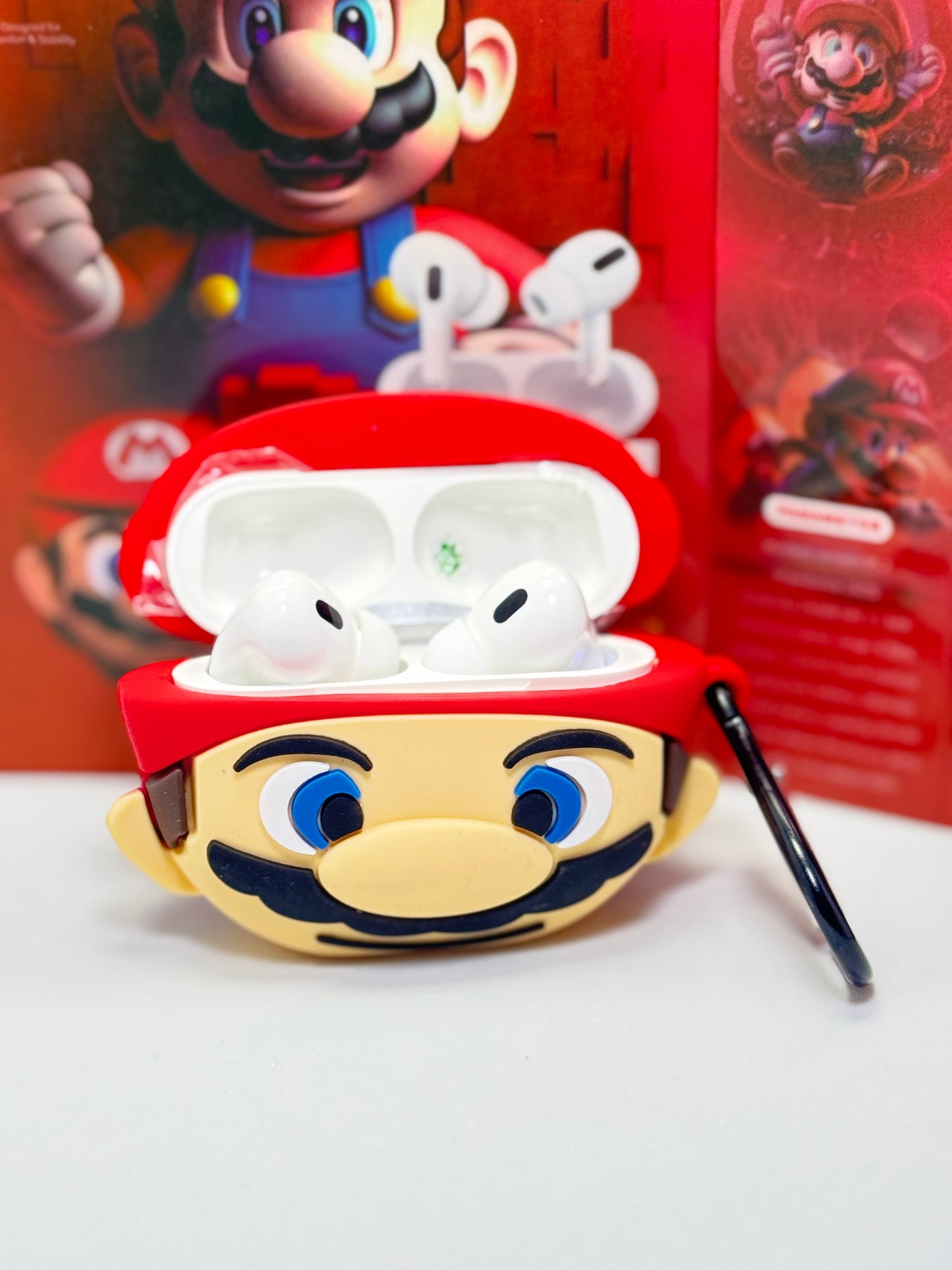 Fone de ouvido Bluetooth Super Mario AirPods Pro KT-01