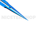 Pinça Titanium Azul Reta
