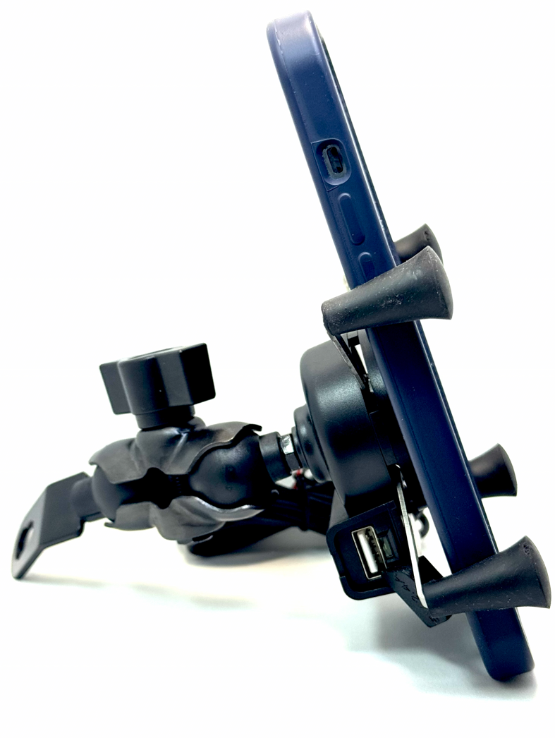Suporte Para Moto Com Carregador USB LE-041