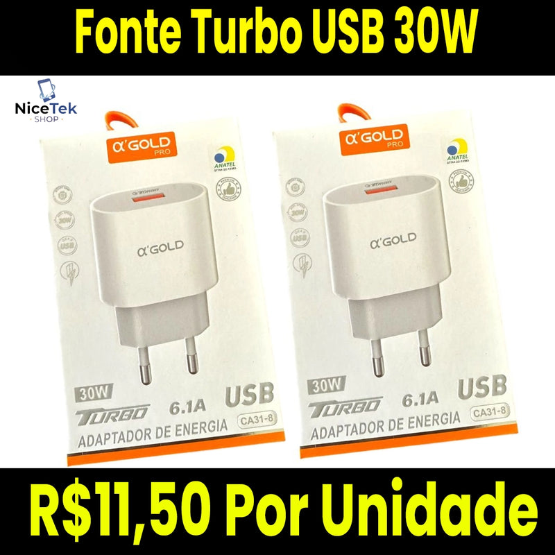 Fonte Turbo USB 30W