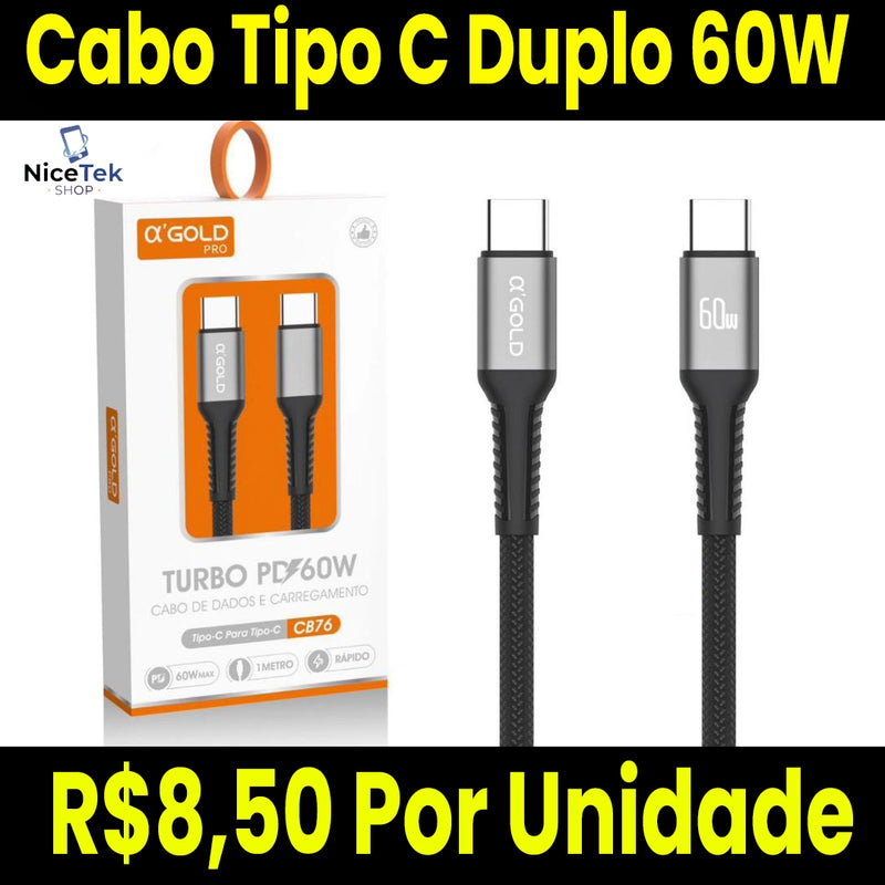 Cabo Tipo C Para Tipo C Turbo 60W