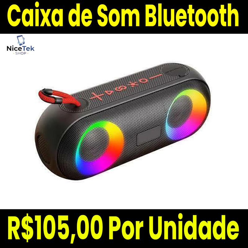 Caixa de Som Bluetooth A'Gold