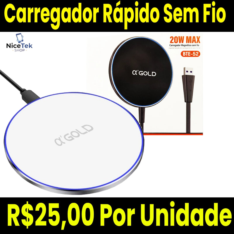 Carregador Rápido Sem Fio