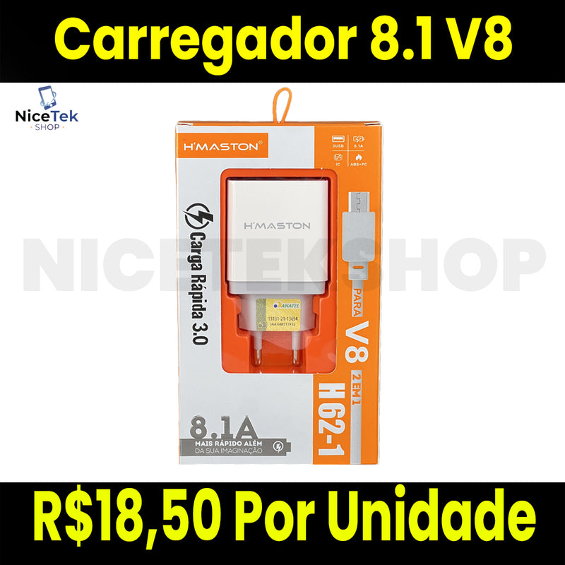 Carregador Turbo 8.1A V8 HMASTON Original