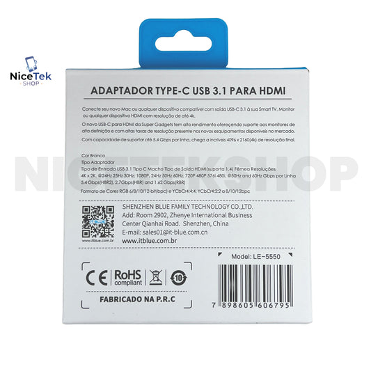 Adaptador Type-C USB