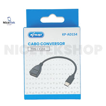 Cabo Conversor Tipo C P/ USB