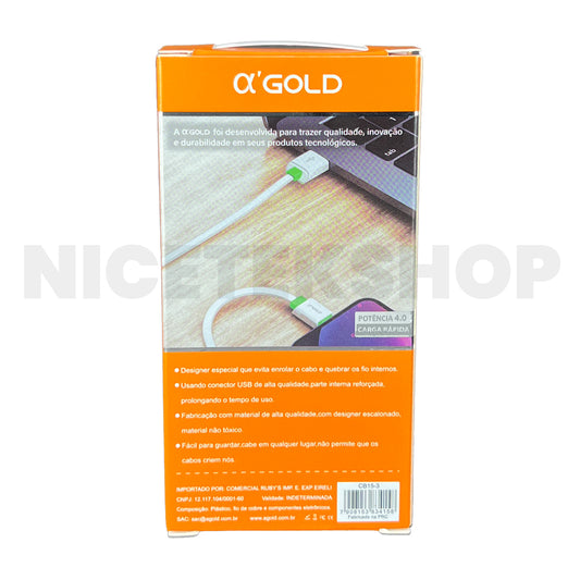 Cabo USB 4.8 Tipo C