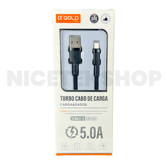 Cabo USB 5.0 Turbo V8
