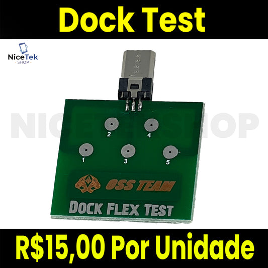 Dock Test V8, IOS e Tipo C Android e iPhone