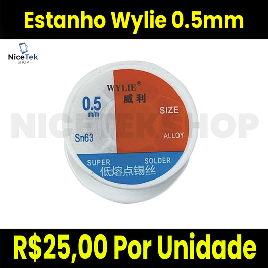 Estanho Wylie 0.5mm