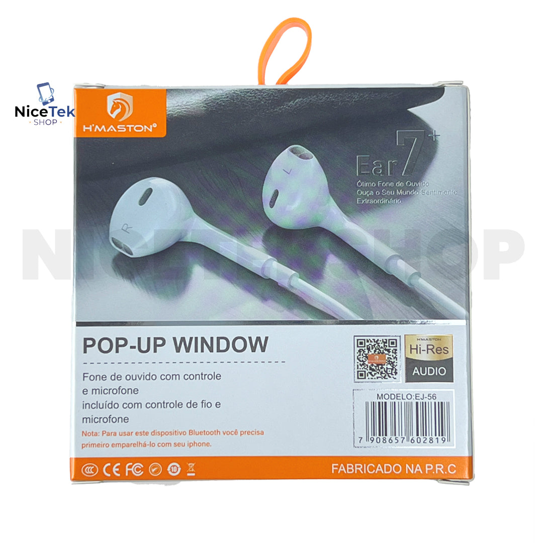 Fone Para iPhone EJ-56