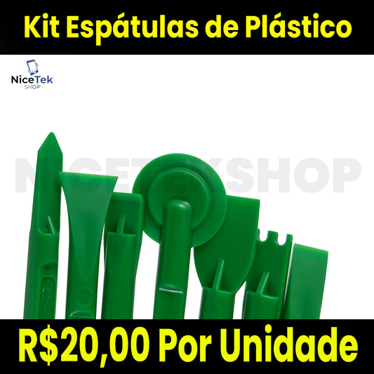 Kit 10 Espátulas de Plástico