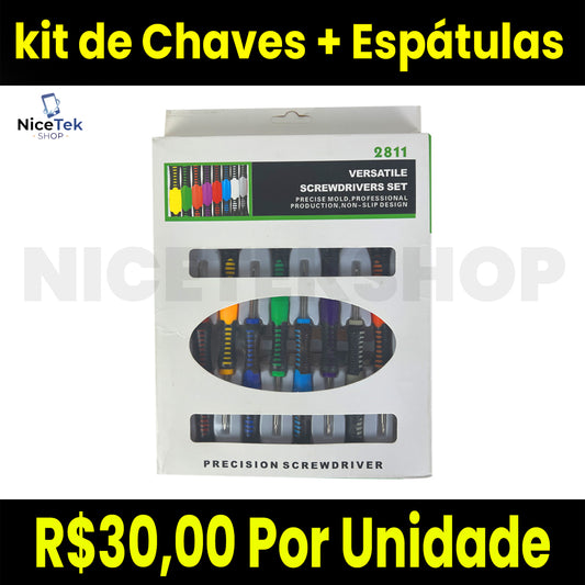 Kit de Chaves + Espátulas