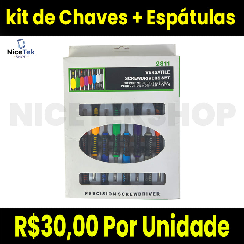 Kit de Chaves + Espátulas