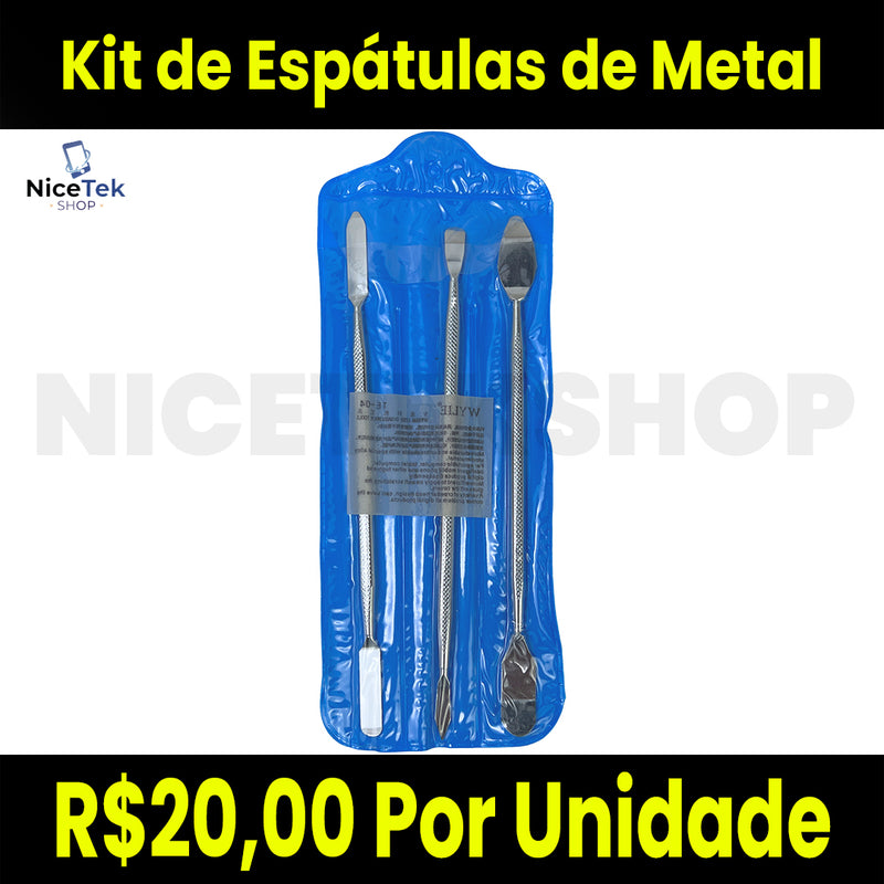 Kit de Espátulas de Metal