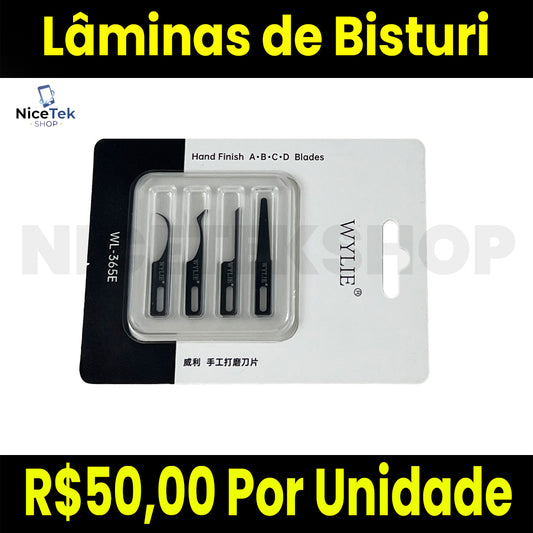 Kit Lâminas de Bisturi CPU e Memória Wylie