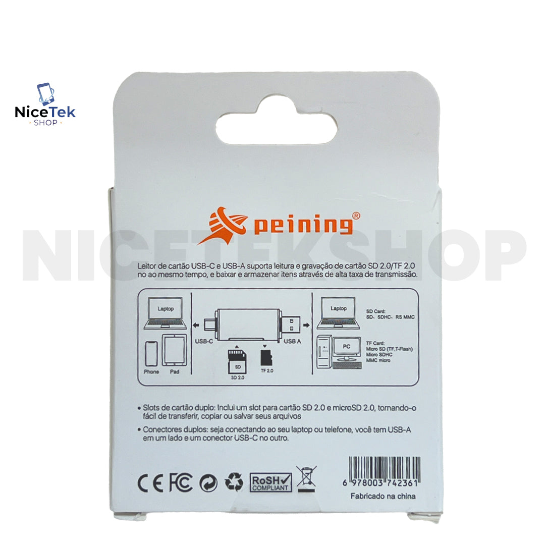 Leitor de Cartão SD/TF PEI-CT11