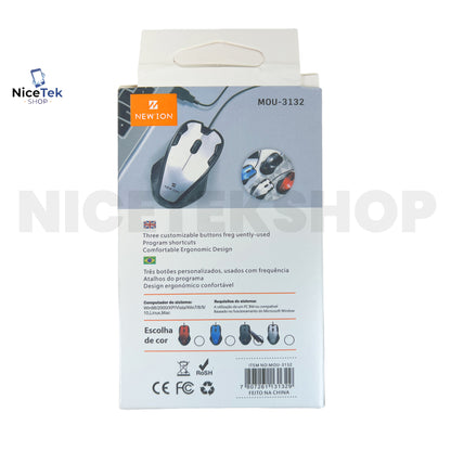 Mouse Com Fio MOU-3132