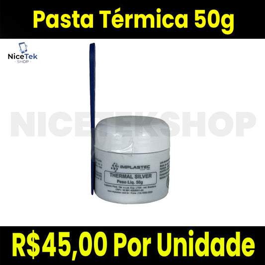 Pasta Térmica Implastec CPU e Memória 50g