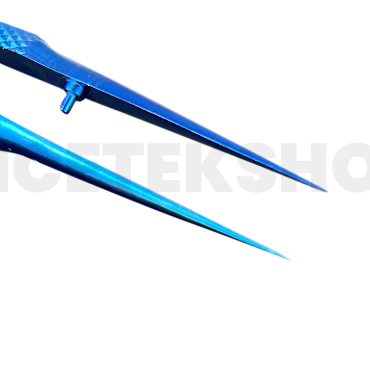 Pinça Titanium Azul Reta