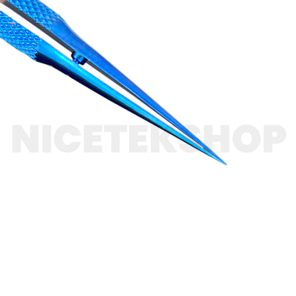 Pinça Titanium Azul Reta