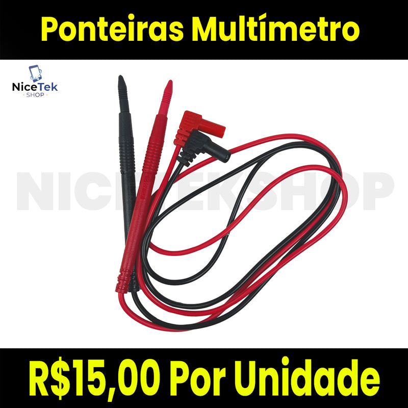 Ponteiras Multímetro Extra Fina
