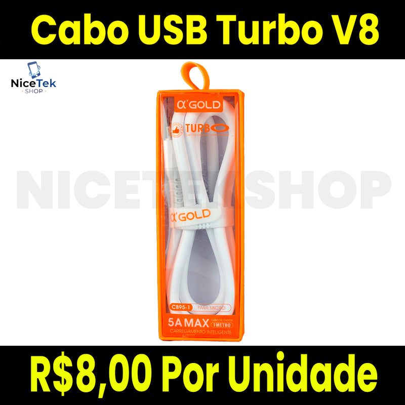 Cabo USB Turbo V8