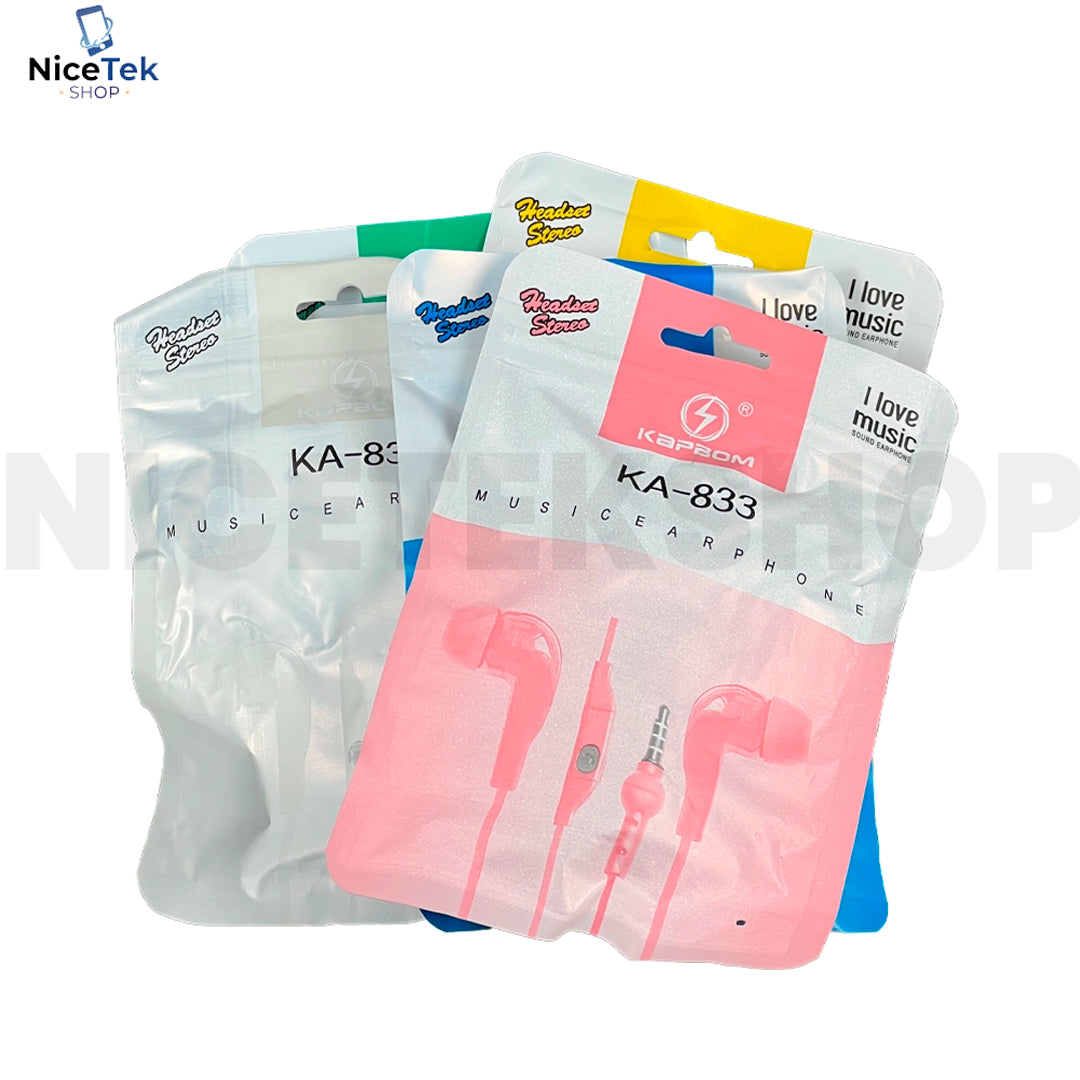 Fone de Ouvido Com Microfone Kapbom KA-833