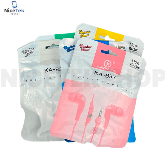 Fone de Ouvido Com Microfone Kapbom KA-833