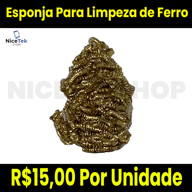 Esponja Para Limpeza de Ferro