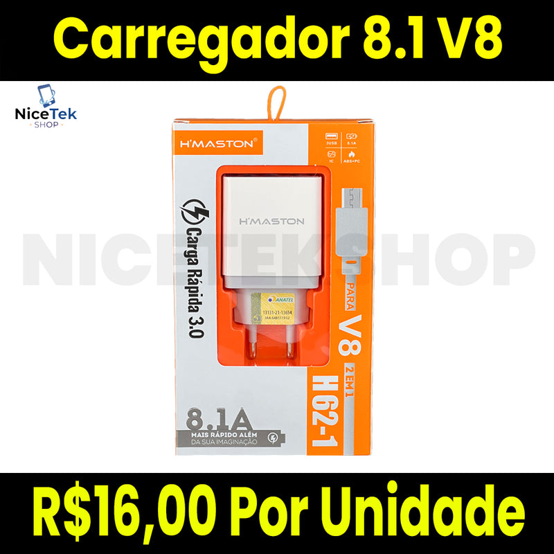 Carregador Turbo 8.1A V8 HMASTON Original