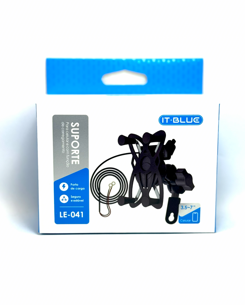 Suporte Para Moto Com Carregador USB LE-041