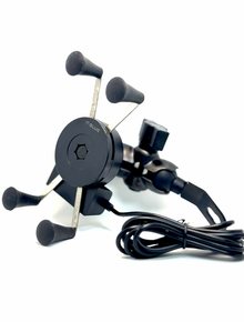 Suporte Para Moto Com Carregador USB LE-041
