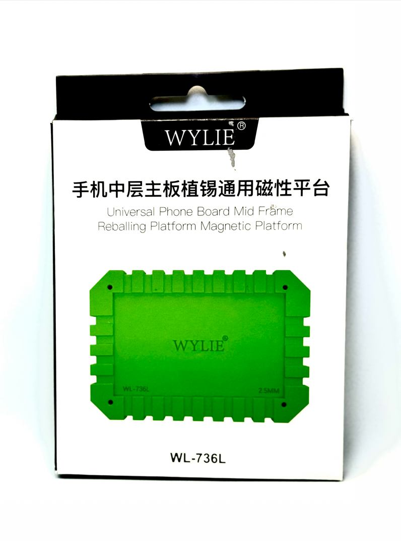 Base Magnética Universal para Reballing de Placa Intermediária (Mid Frame) Wylie WL-736L