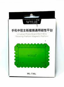 Base Magnética Universal para Reballing de Placa Intermediária (Mid Frame) Wylie WL-736L