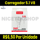Carregador Rápido 5.1A V8 Kapbom Original