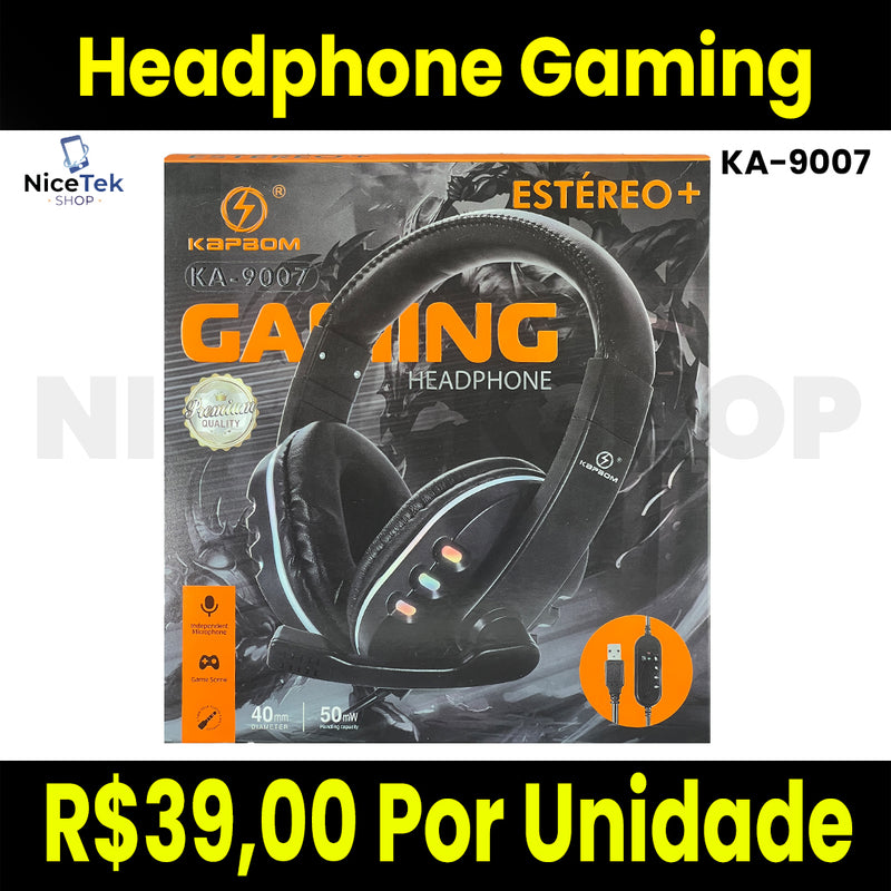 Headphone LED Gaming KA-9007