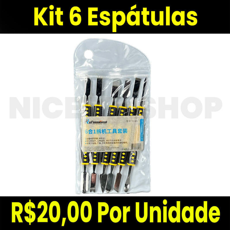 Kit 6 Espátulas