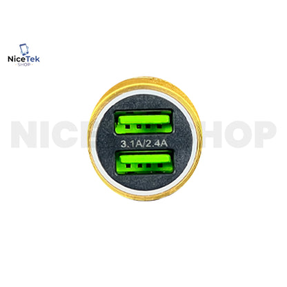 Carregador Veicular Turbo 45W Tipo C Hmaston Original