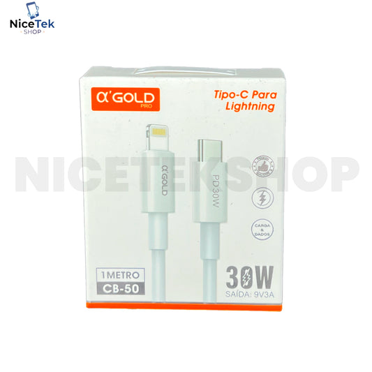 Cabo 30W Tipo C Para IOS