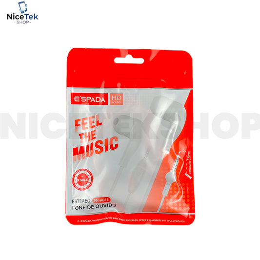 Fone de Ouvido Espada FN-A01E