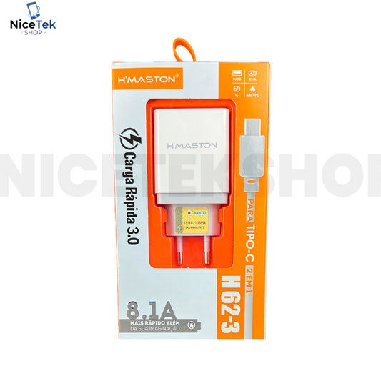 Carregador Turbo 8.1A Tipo C HMASTON Original